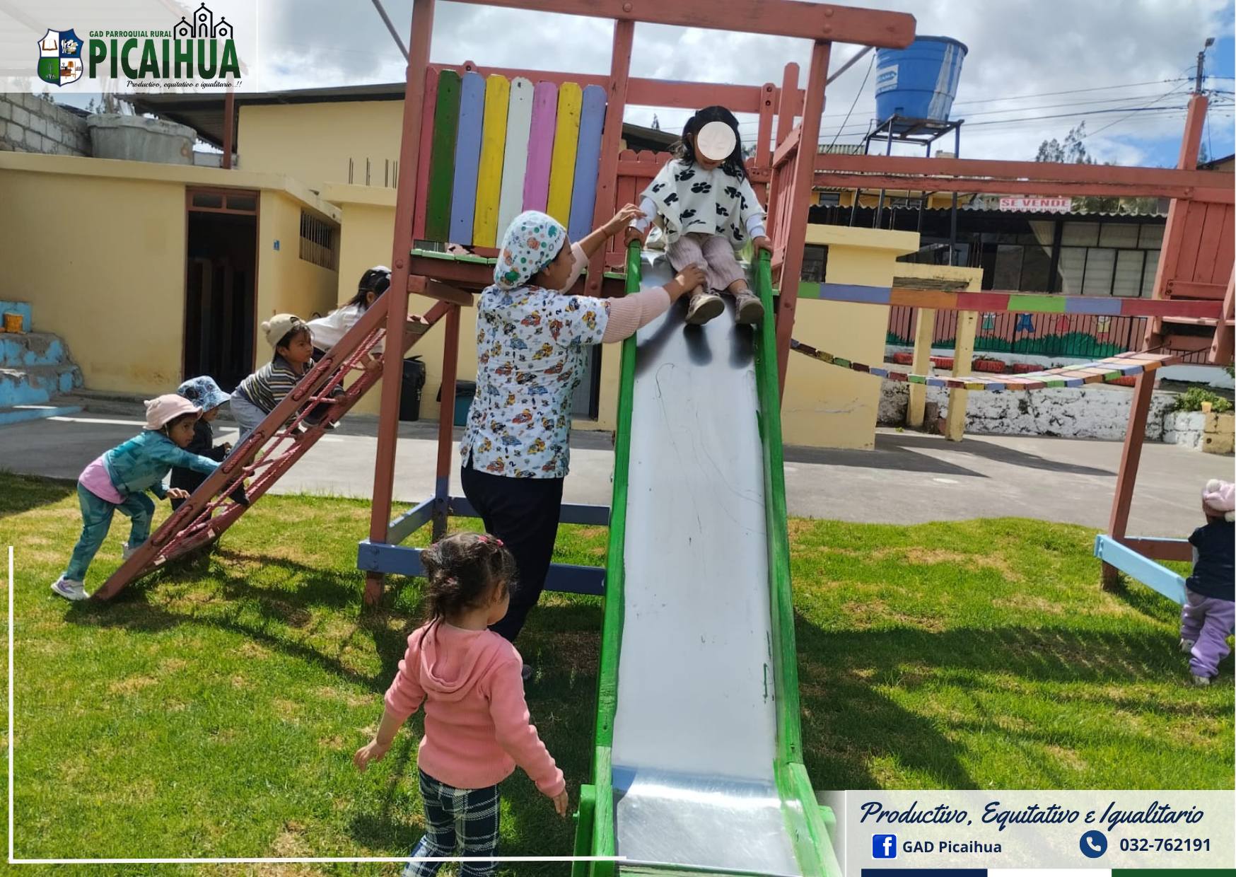 GADP PICAIHUA Y EL MINISTERIO DE DESARROLLO HUMANO INICIAN ATENCIÓN A NIÑOS DE LA PARROQUIA